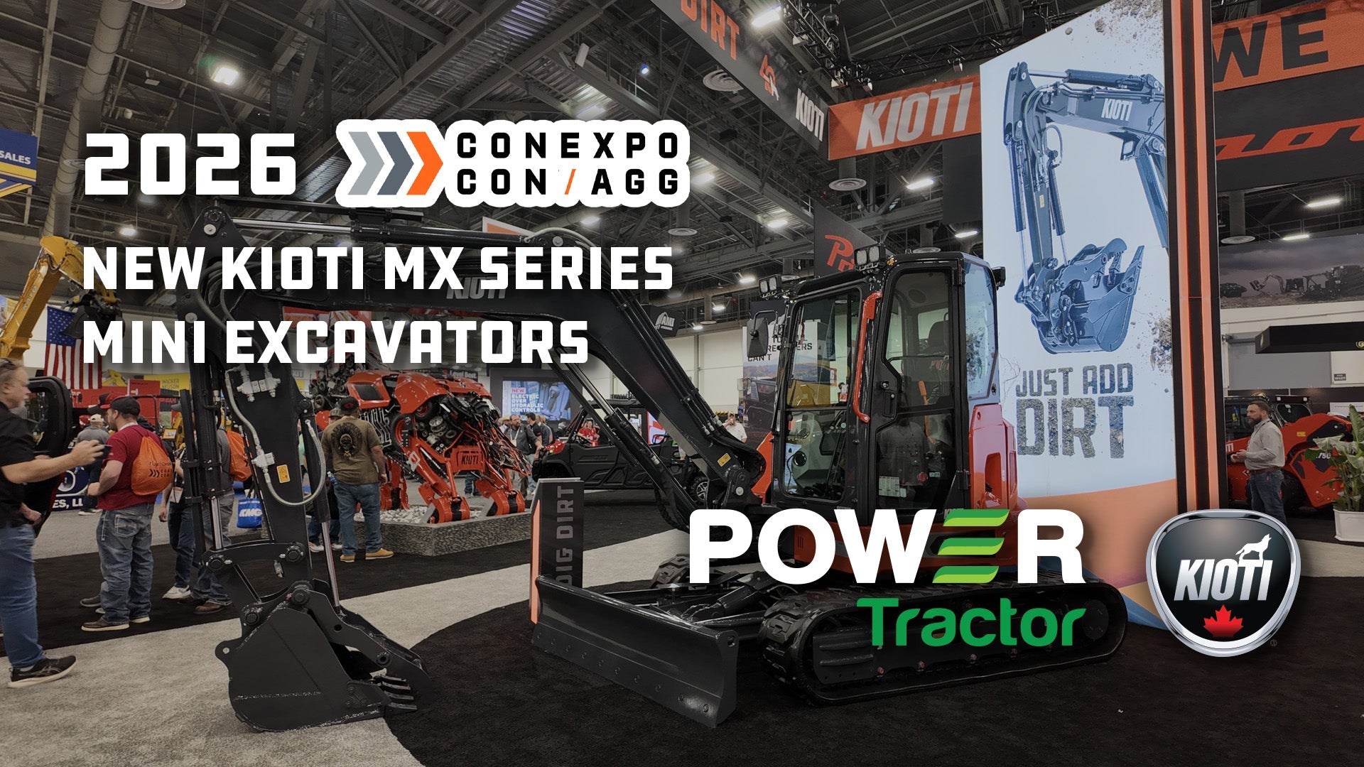 First Look: KIOTI's New MX Series Mini Excavators at CONEXPO 2026