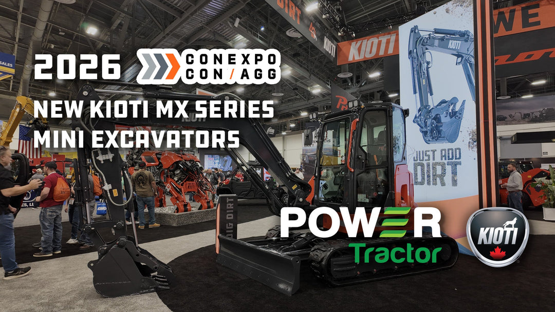 First Look: KIOTI’s New MX Series Mini Excavators at CONEXPO 2026