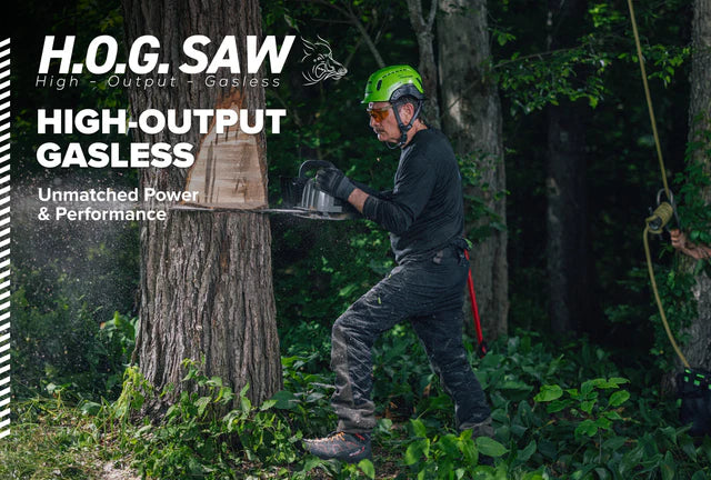 OPTIMUS 82V 5.0kw 28" HOG Chainsaw Kit with CORE530 Battery & DP Charger | OCS800-C5DP-28