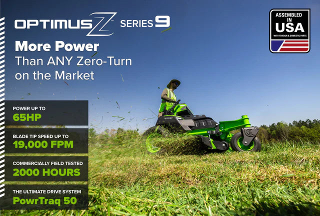 OptimusZ Series 9 48" Stand-on ZTR - 24 kWh | OS948