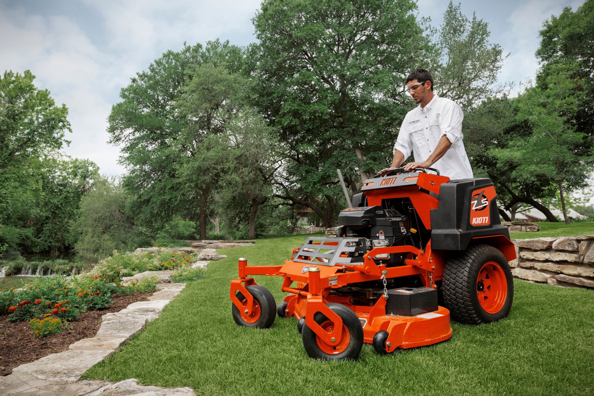 KIOTI ZXS54 Stand-On Zero Turn Mower – Power Tractor Repair