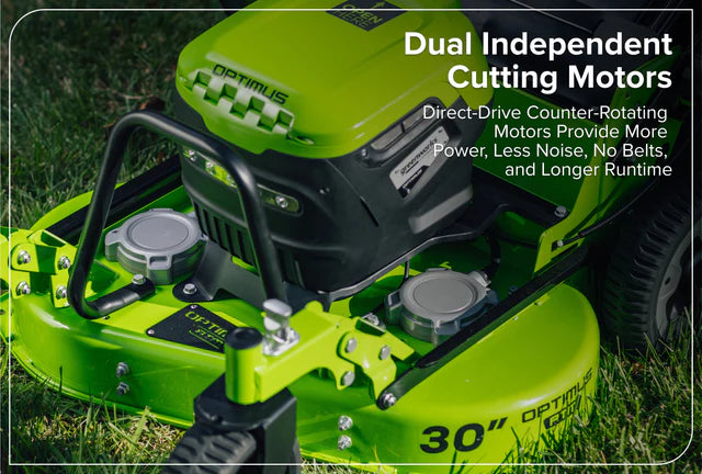 Optimus 82V 30" All-Terrain Mower with (3) CORE530 Batteries and DP Charger| ATM30C-C5DP