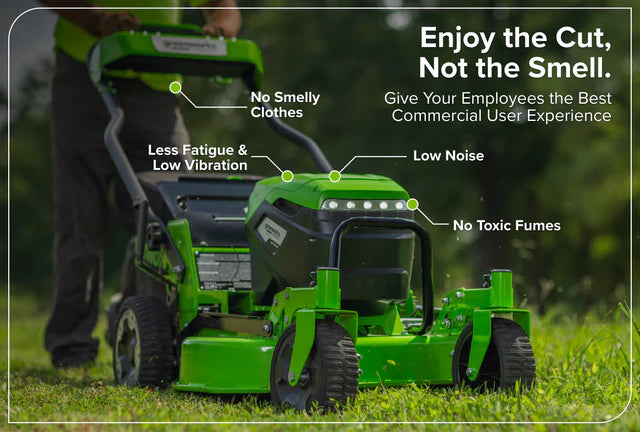 Optimus 82V 30" All-Terrain Mower with Swivel Casters | ATM30C