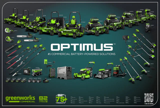 Optimus 82V 1.6 kW Attachment-Capable Powerhead | OAS161
