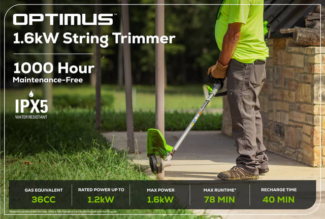 Optimus 82V 1.6 kW Attachment-Capable Powerhead | OAS161