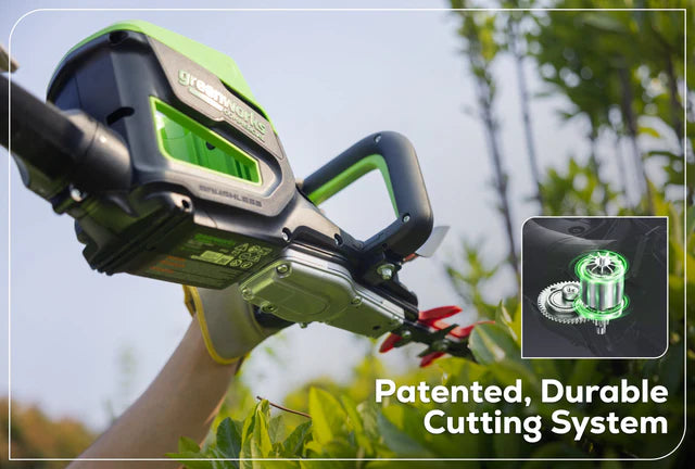 Optimus 82V 24" Hedge Trimmer with (1) 2.5Ah Battery and Dual-Port Charger | HT241-25DP