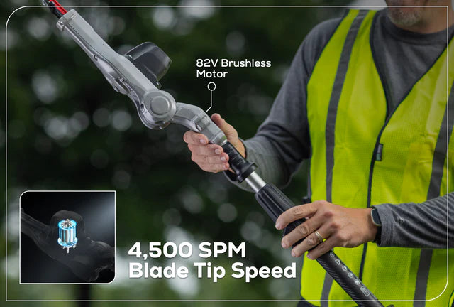 Optimus 82V Telescoping Hedge Trimmer with CORE300 Battery and Dual-Port Charger | PH662TC