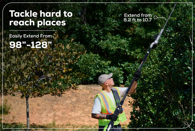 Optimus 82V Telescoping Hedge Trimmer with CORE300 Battery and Dual-Port Charger | PH662TC