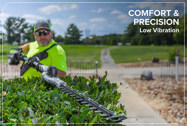 Optimus 82V Articulating Mid Pole Hedge Trimmer with (1) Core300 and Dual Port Charger | PH482AC