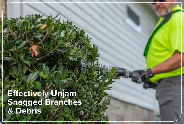 Optimus 82V Articulating Mid Pole Hedge Trimmer with (1) Core300 and Dual Port Charger | PH482AC