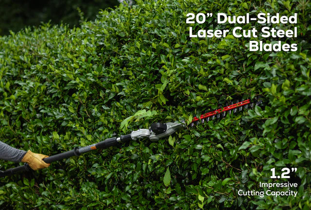 Optimus 82V Telescoping Hedge Trimmer with CORE300 Battery and Dual-Port Charger | PH662TC