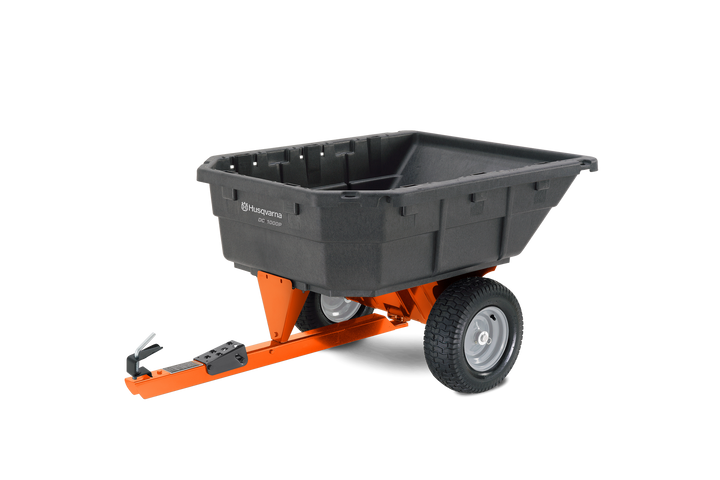 Husqvarna 12.5 cu. ft. Poly Swivel Utility Dump Cart