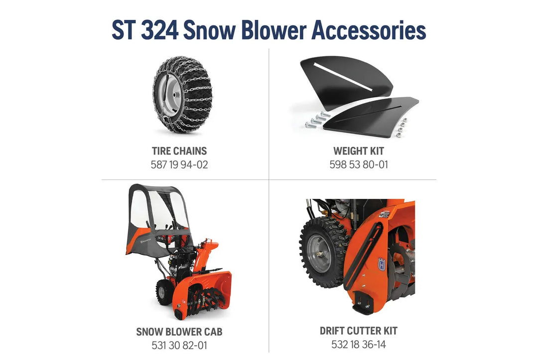 Husqvarna Snow Thrower ST 324